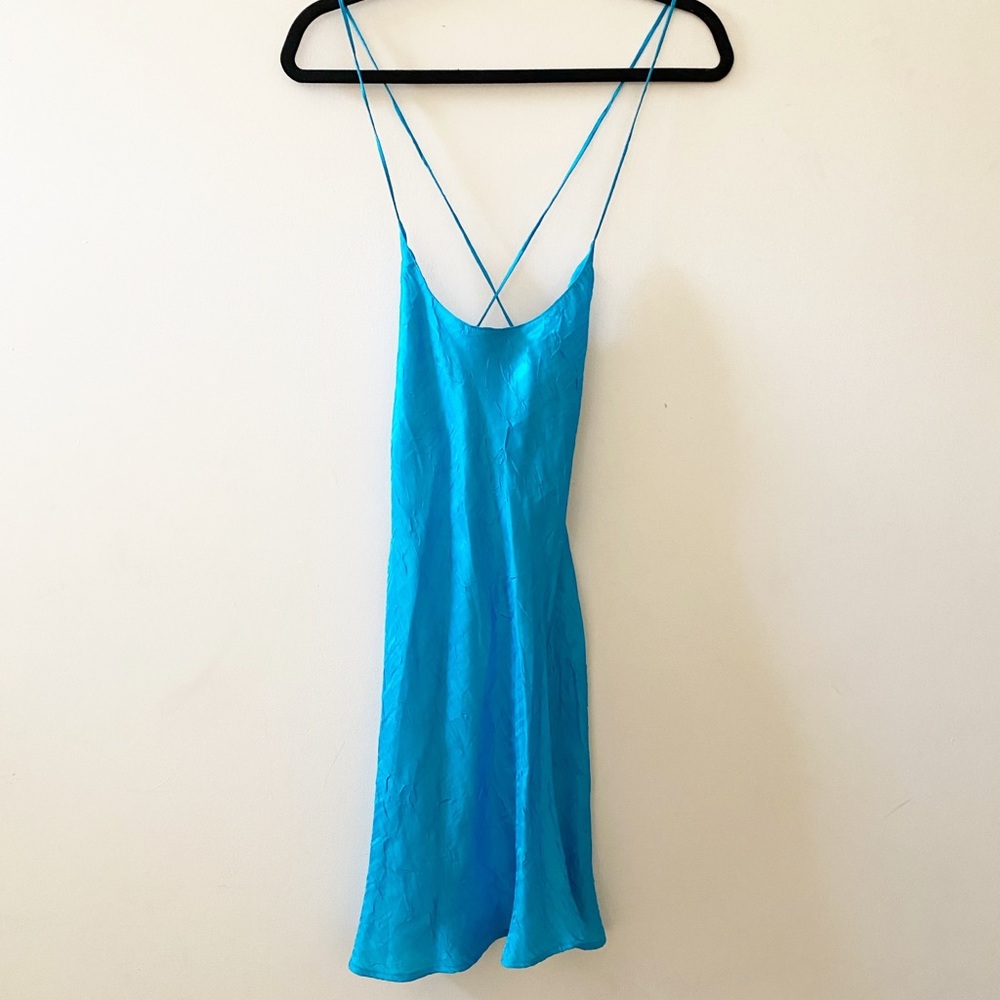 The Line by K | Flynn mini dress turquoise - Picture 7 of 12